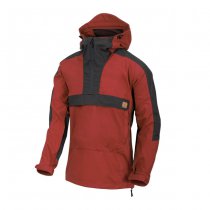 Helikon Woodsman Anorak Jacket - Crimson Sky / Ash Grey