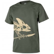 Helikon T-Shirt Full Body Skeleton - Olive Green - M