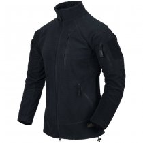 Helikon Alpha Tactical Grid Fleece Jacket - Navy Blue - XL