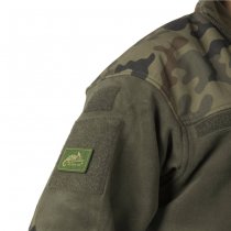 Helikon Polish Infantry Fleece Jacket - Black / PL Woodland - XS