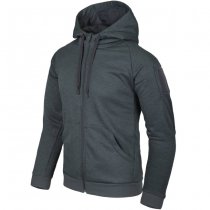 Helikon-Tex Urban Tactical Hoodie FullZip - Melange Black-Grey - 2XL