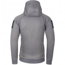 Helikon-Tex Urban Tactical Hoodie FullZip - Melange Black-Grey - 2XL