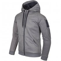 Helikon Urban Tactical Hoodie FullZip - Melange Grey - L