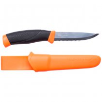 Morakniv Companion F Serrated - Stainless Steel - Orange