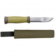 Morakniv Outdoor 2000 - Stainless Steel - Olive Green