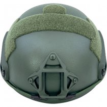 Pitchfork FAST Ballistic Combat Helmet High Cut - Olive - Deluxe - XL/XXL
