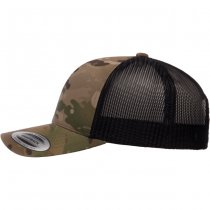 Flexfit Multicam Retro Trucker Snapback Cap - Multicam