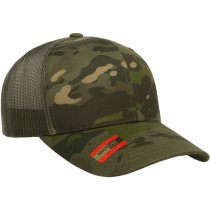 Flexfit Multicam Retro Trucker Snapback Cap - Multicam Tropic