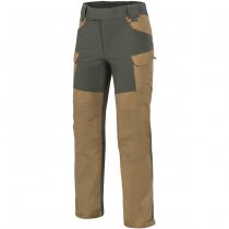 Helikon Hybrid Outback Pants Duracanvas - Coyote / Taiga Green - M - Long