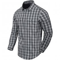 Helikon Covert Concealed Carry Shirt - Foggy Grey Plaid - XS