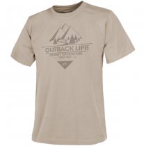 Helikon T-Shirt Outback Life - Khaki
