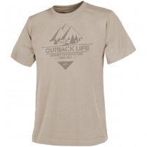 Helikon T-Shirt Outback Life - Khaki - L