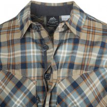 Helikon MBDU Flannel Shirt - Slate Blue Checkered - XS