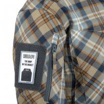 Helikon MBDU Flannel Shirt - Slate Blue Checkered - S