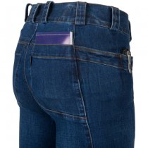 Helikon-Tex Covert Tactical Pants - Denim Mid Vintage Worn Blue - 2XL - Long