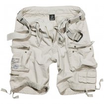 Brandit Savage Vintage Shorts - Old White - M