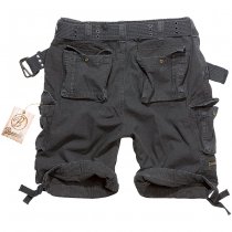 Brandit Savage Vintage Shorts - Black - L