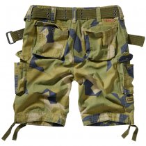 Brandit Savage Vintage Shorts - Swedisch Camo M90 - M