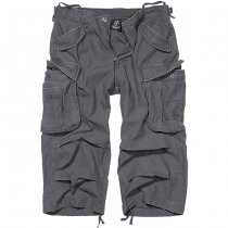 Brandit Industry Vintage 3/4 Shorts - Anthracite