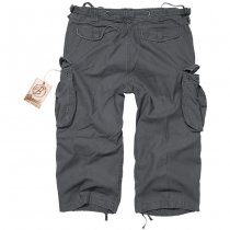 Brandit Industry Vintage 3/4 Shorts - Anthracite - S