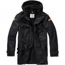 Brandit BW Parka Flag - Black - S