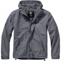 Brandit Windbreaker Frontzip - Anthracite - S