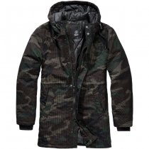 Brandit Grid-Camo Parka - Woodland