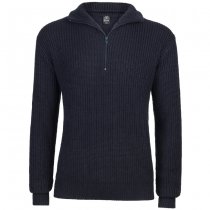 Brandit Marine Pullover Troyer - Navy - S