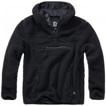 Brandit Teddyfleece Worker Pullover - Black - M