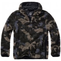 Brandit Teddyfleece Worker Pullover - Dark Camo - S