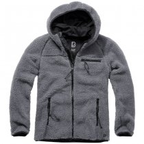 Brandit Teddyfleece Worker Jacket - Anthracite - L