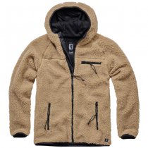 Brandit Teddyfleece Worker Jacket - Camel - L