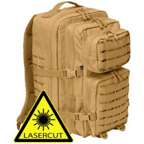 Brandit US Cooper Backpack Lasercut Large - Camel