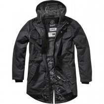 Brandit Marsh Lake Teddyparka - Black - L