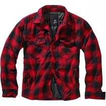 Brandit Lumberjacket - Red / Black