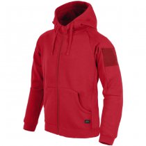 Helikon Urban Tactical Hoodie Lite FullZip - Red