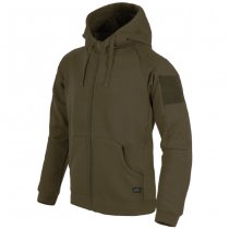 Helikon Urban Tactical Hoodie Lite FullZip - Green - 3XL