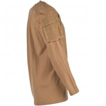 MFH Tactical Long Sleeve Shirt Sleeve Pockets - Coyote - S