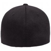 Flexfit Wooly Combed Cap - Black Black - S/M