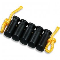 Tatonka Tanka Cord Stopper 5 Pack - Black