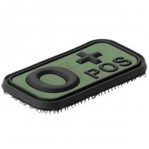 JTG Bloodtype Rubber Patch 0 Pos - Forest