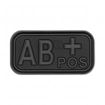 JTG Bloodtype Rubber Patch AB Pos - Blackops