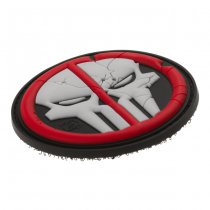 JTG Deathpool Skull Rubber Patch - Color