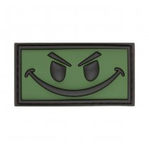 JTG Evil Smile Rubber Patch - Forest