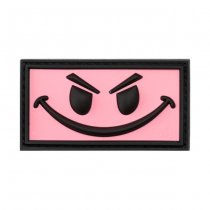 JTG Evil Smile Rubber Patch - Pink