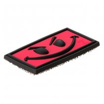 JTG Evil Smile Rubber Patch - Red