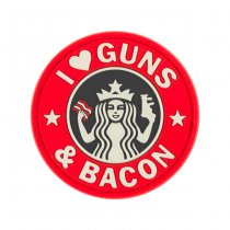 JTG Guns and Bacon Rubber Patch - Color