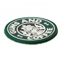 JTG Guns and Coffee Rubber Patch - Color