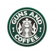 JTG Guns and Coffee Rubber Patch - Color