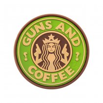 JTG Guns and Coffee Rubber Patch - Multicam